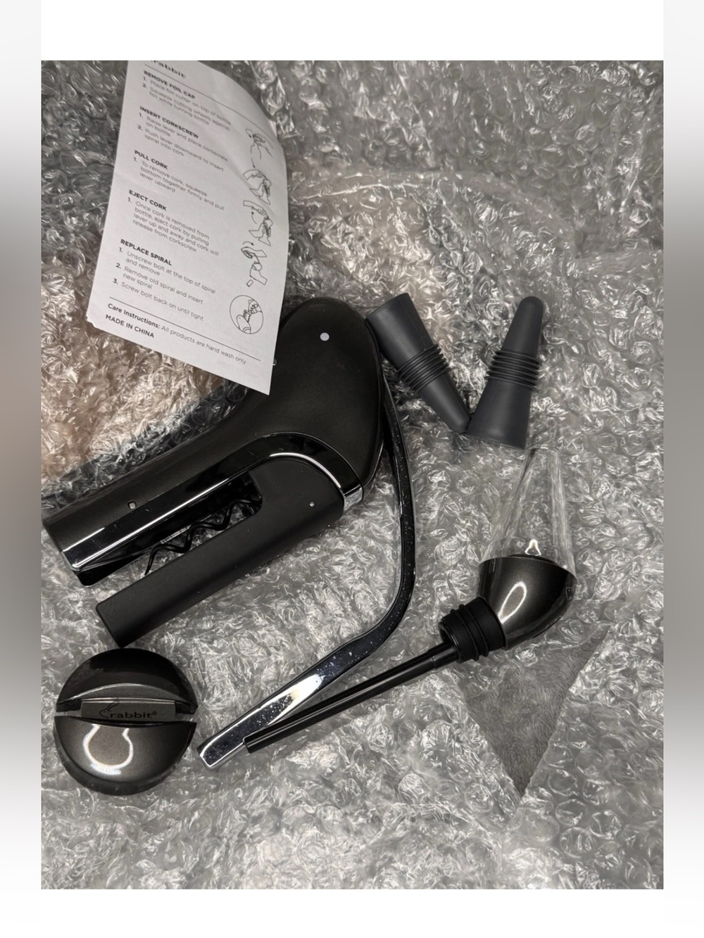 Rabbit 5 Piece Wine Opener Set